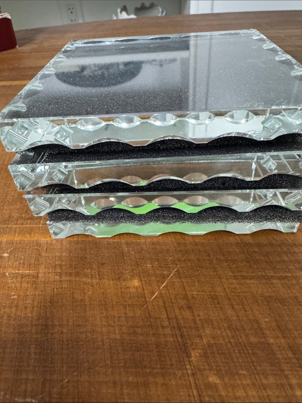 Clear Glass Coasters